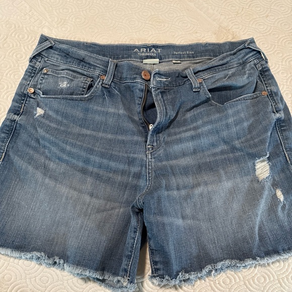 Ariat Pants - Ariat Women's Distressed Blue Jean Shorts